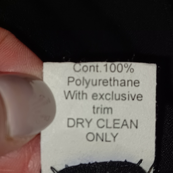 Bailey 44 Lorax Vegan Leather Trim Stretch Knit Dress Women's Sz Med - Picture 8 of 11